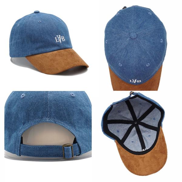 Chapéu unisex retro liso lavado algodão 100% do paizinho do perfil baixo clássico do boné de beisebol do vintage