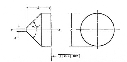 HRA 91.2 Tungsten Carbide Burr Blank BSK-9 Cone Type For Stainless Steel