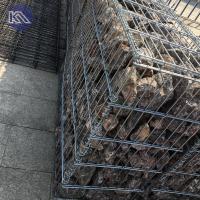 2m x 1m x 0,3m boîte de gabion décorative galvanisée fil métallique grille de pierre clôture de cage pour mur de soutènement de jardin