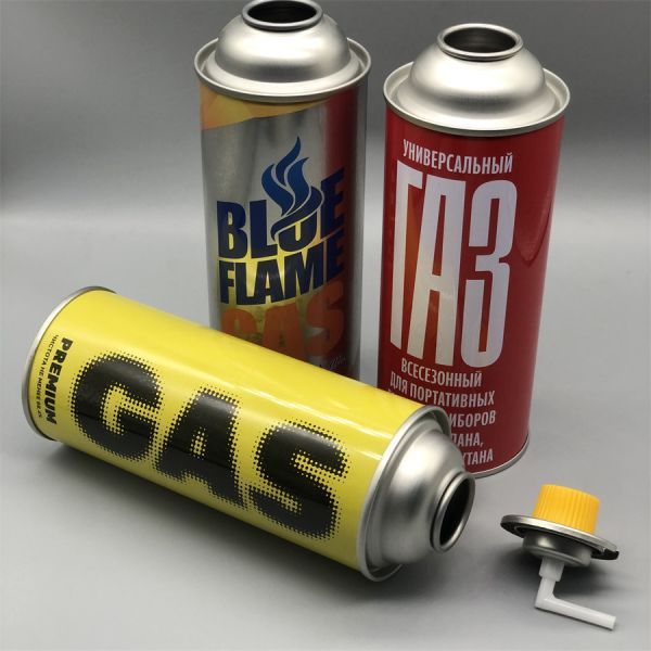 Compact Outdoor Butane Gas Container - Versatile Fuel Storage for Camping and Hiking Enthusiasts