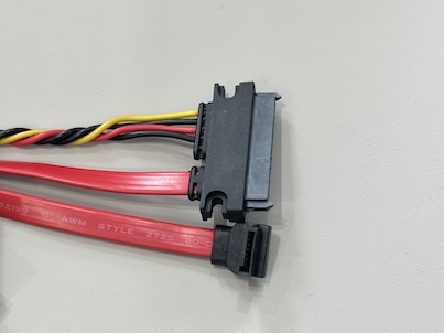 SATA 22Pin to Micro SATA Power Data Cable Connector – Flat Ribbon Electrical Wire Harness for SSD / Server Storage