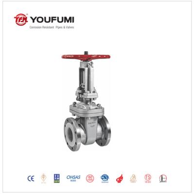Manual Operated CF8 Stainless Steel Gate Valve Medium Temperature