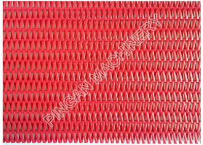 Tipo espiral tecido resistência do poliéster da fatura de papel tela de nível elevado de desgaste