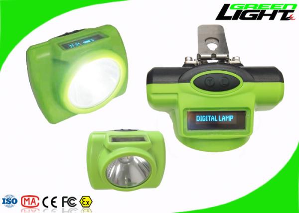 1.78W 232LM Cordless Mining Cap Lamp 6800mAh With OLED Screen