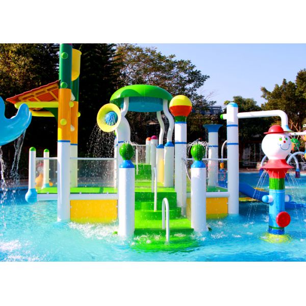 Customized Color Water Park Equipment / Water Slide Equipment 785X680X570mm Size