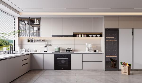 Lacquer Kitchen Cabinet  French Design Laminate Commercial Kitchen Cabinets