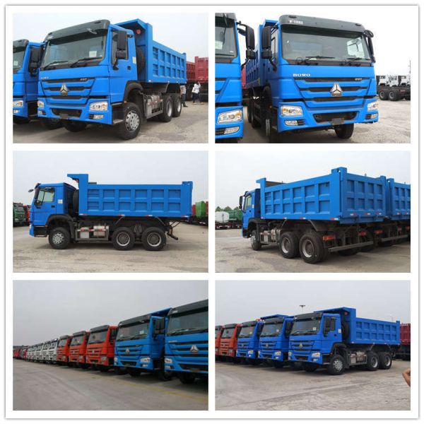 Manual Transmission 2022 Sinotruk HOWO 6X4 Tipper Truck 371p Dump Truck 18cbm 20cbm