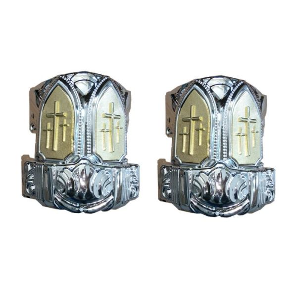 Части гроба, 15 украшений золота перекрестные - угол гроба картины креста Э#