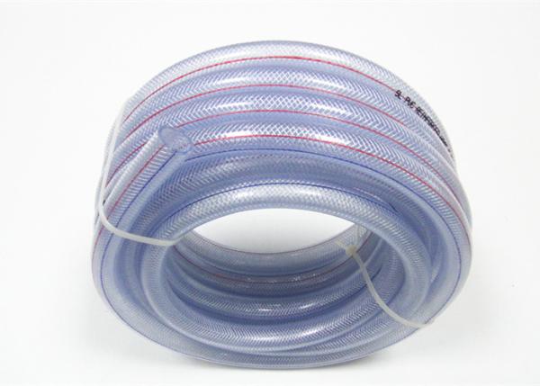 High Pressure Reinforced Clear Braided Pvc Hose Pipe Odorless Customized