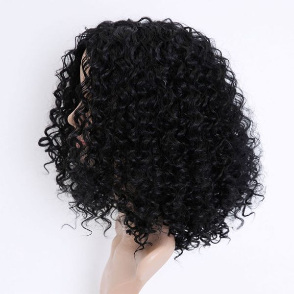 Heat Resistant Synthetic Hair Wigs with 150% Density and Average Size Cap