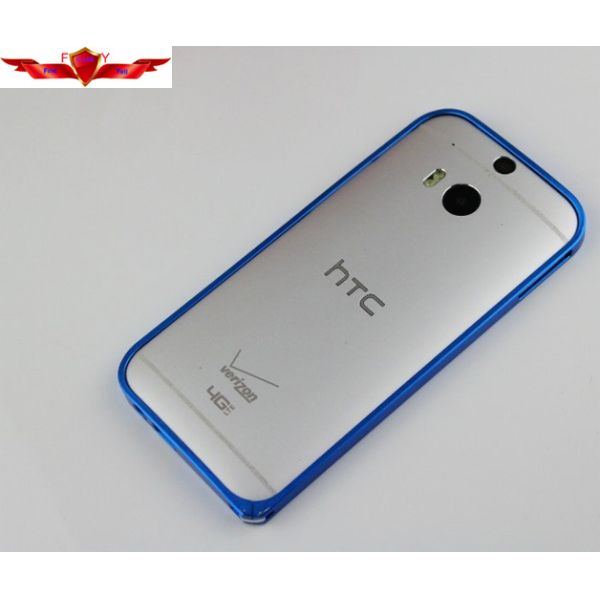 Ultra Thin Multi Color 0.7MM Aluminum HTC M8 Bumper Cases Good Performance