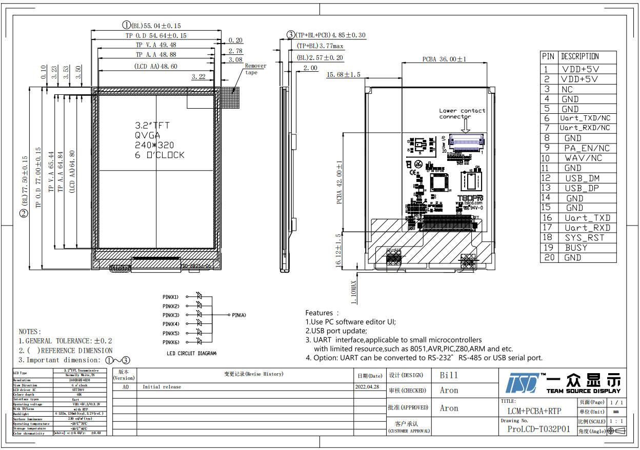 HMI 240x320 3,2