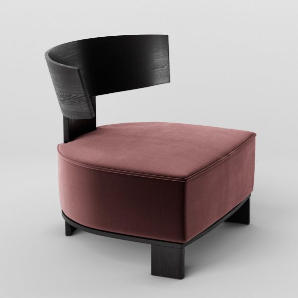  Clipper Modern Low Lounge Chair For Reception Room Office