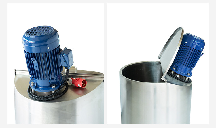 120L 304 SS колотят мотор 5HP смесителя 4 шагающий двухстенный