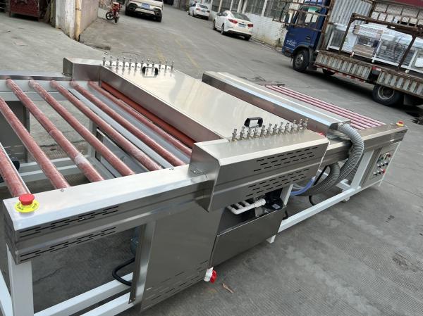 1200 Fully Automatic Horizontal Small Glass Washing Machine No Need for Grinding Head