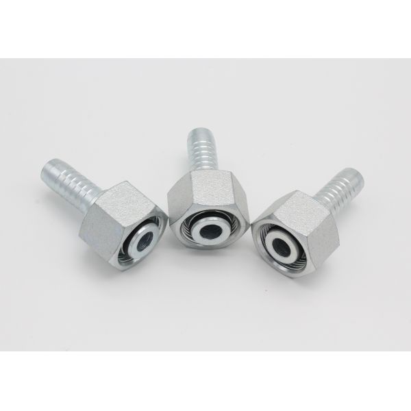 Стальной соединитель шланга высокого давления, метрическая женщина 24 колцеобразного уплотнения конуса степени