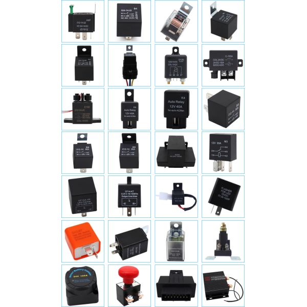 150A Camión pesado Relé automotriz 24V Relé de arranque de automóvil para precalentamiento del vehículo