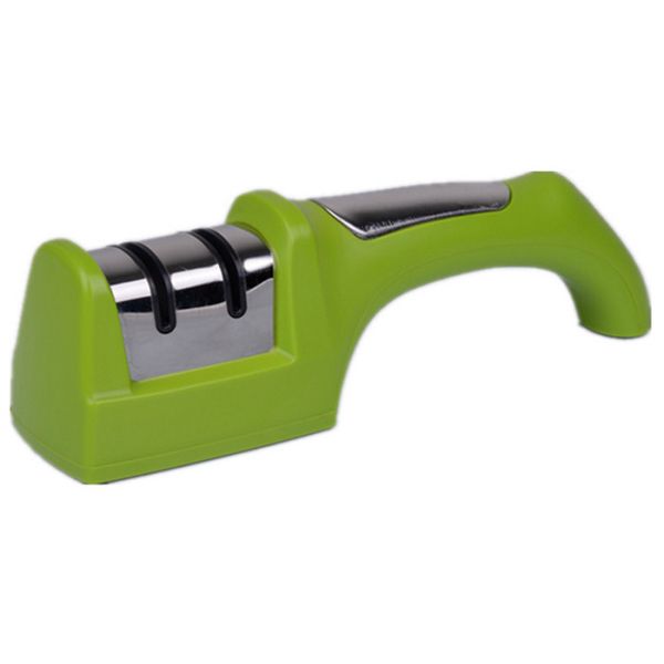 Портативный заточник ножа ручки нержавеющей стали с диамантом, керамическим коле