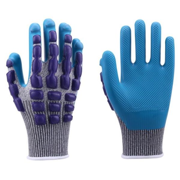 EN388 Certified Safety Gloves with Cut Resistant and Impact Protection for