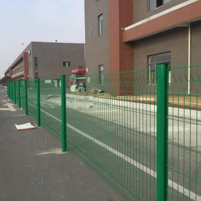Reinforced Steel 3D Security Fence Panel Clear View Powder Coated