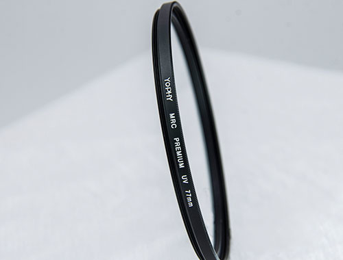 Simple Stylish Camera Lens UV Filters Black Optical Glass For Protecting Lens