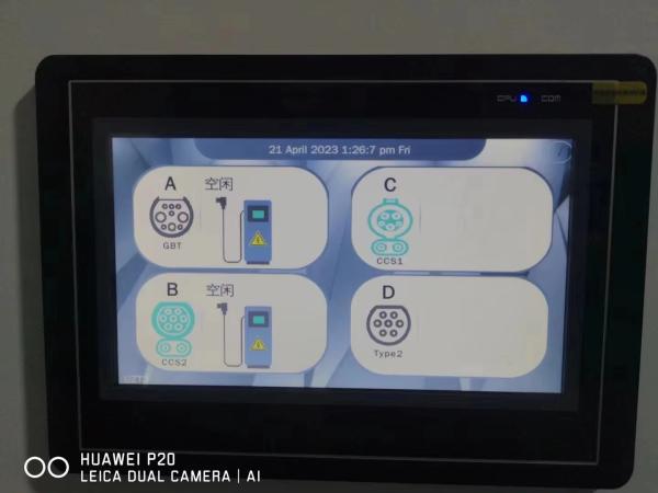 60KW 120KW DC EV Charging Station With CCS CHAdeMO GBT DC Fast Charger Dual Guns OCPP 1.6J