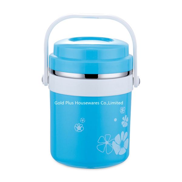 School portable 1.5L stainless steel students vacuum food flask for food warmer thermos soup jar keep food hot for hours