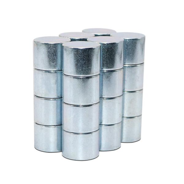 Compact Round Rare Earth Magnets Circle Neodymium Magnets Corrosion Resistance