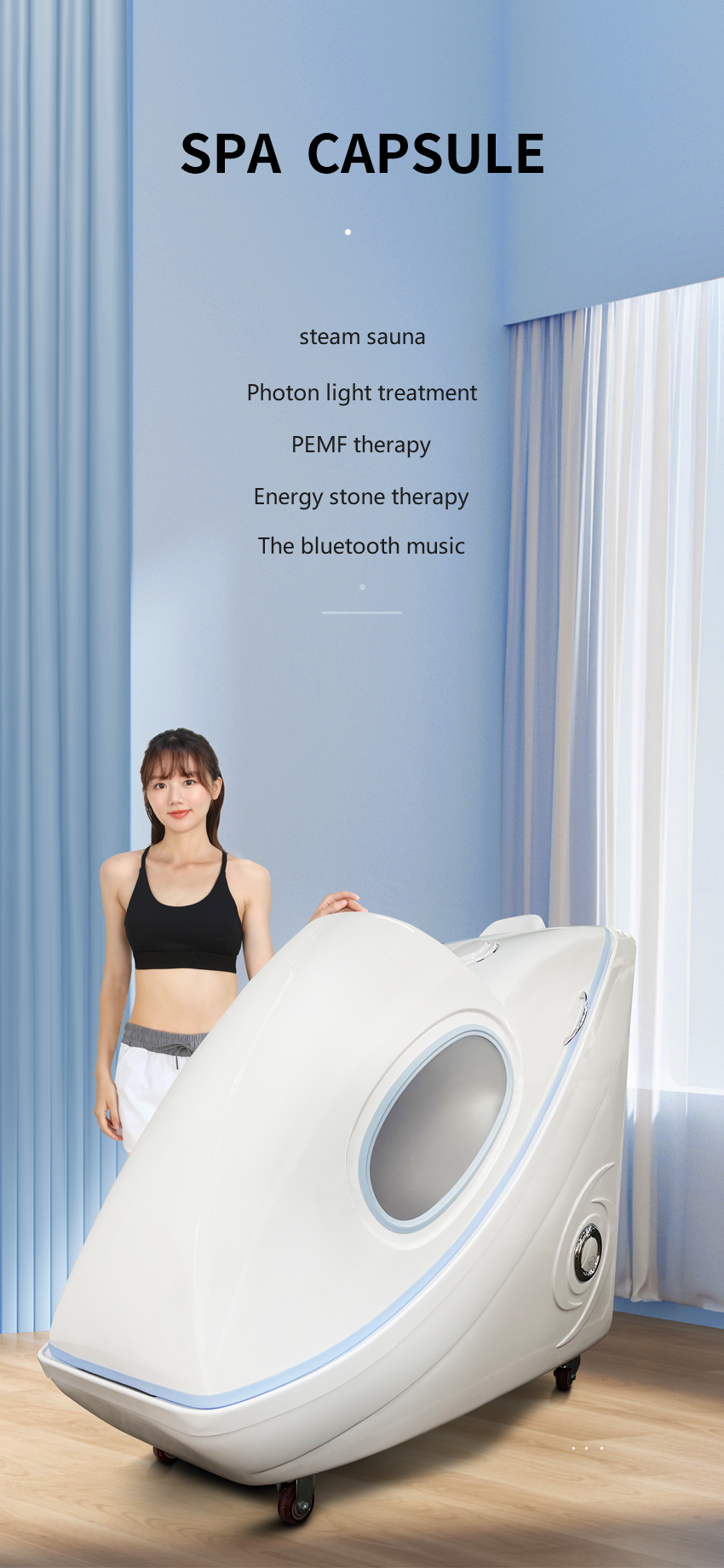 2500 Вт Дальний инфракрасный Домашний Сауна Под Спа Капсула С Углеродным Волокном Нагревательный элемент