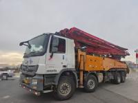 USED SANY 49m Pump Truck In Mercedes Benz Chassis Concrete Pump Truck Construction Pump Truck