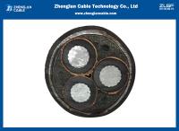 12,7/22(24) le kilovolt de 3Cx240sqmm moyen tripolaire de tension cable 12/20(24) kilovolt Xlpe isolé