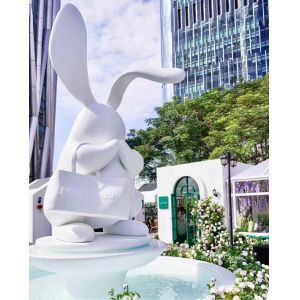 Statue Outdoor Decorative Fiberglass Resin Sculptures by Manufacturers Cartoon