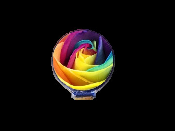 2.1 Inch Round TFT Screen 480*480 Resolution With 18bit Rgb +Spi Interface