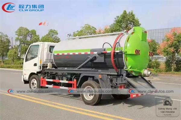 Caminhão da sução da água de esgoto do vácuo de KAMA 4x2 5000L para serviços do saneamento
