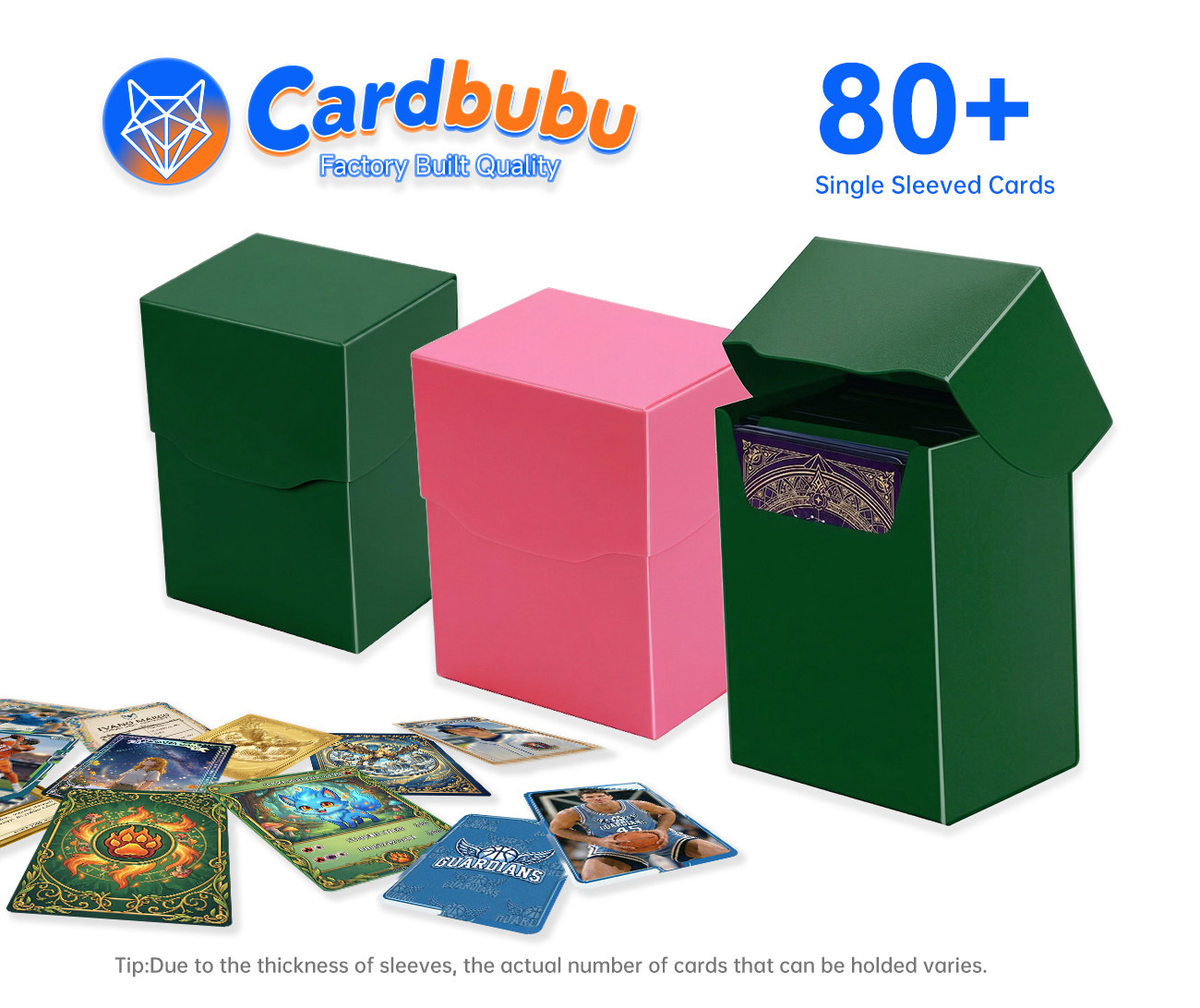 PP Trading Cards YuGiOh Deck Box MTG Card House Storage Box Waterproof