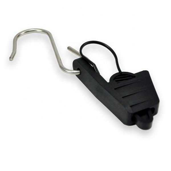 1.5KN FTTH Drop Cable S Hook Clamp Fiber Optic Accessories