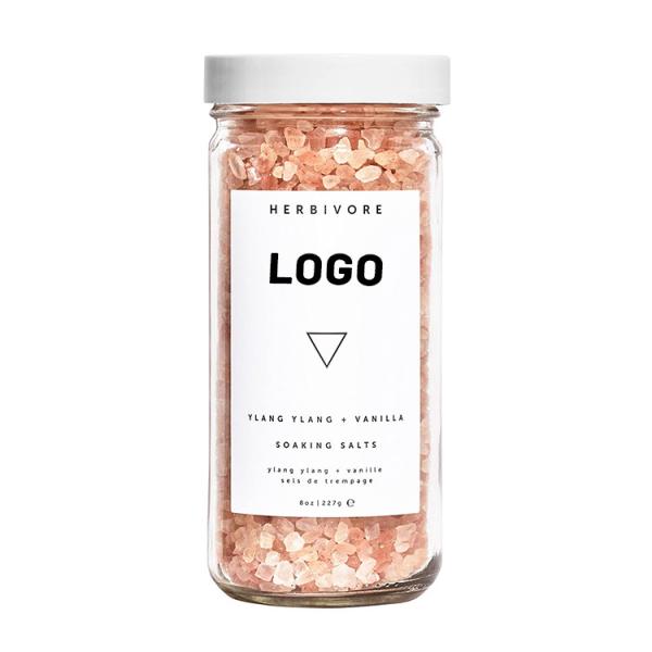 30g 250g Relaxing Bath Salts OEM Hemp Pink Himalayan Salt Bath