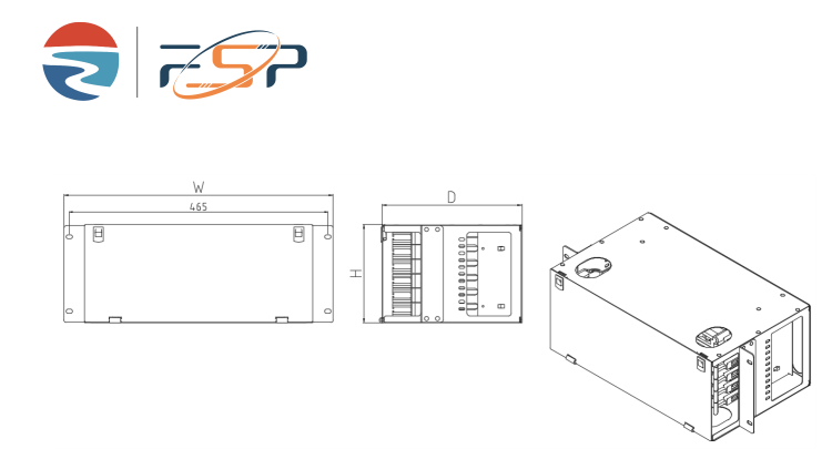 12-144 Ядра 19-дюймовая емкость пластинка из холоднокатаной стали для оборудования для волоконного оптического