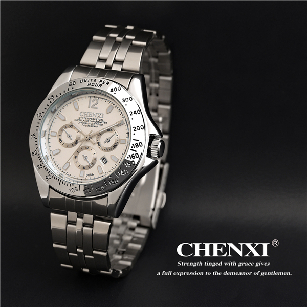 C008A Pay by PayPal 1year Warranty Watches for Man Big Wrist Watch Stainless Steel Watches