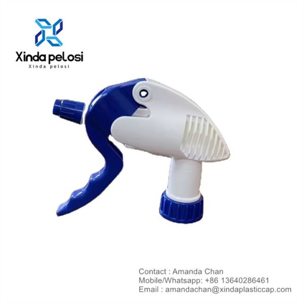 Красный пластмассовый ручной тонкий туман насос распылитель головка триггер распылитель для бутылки