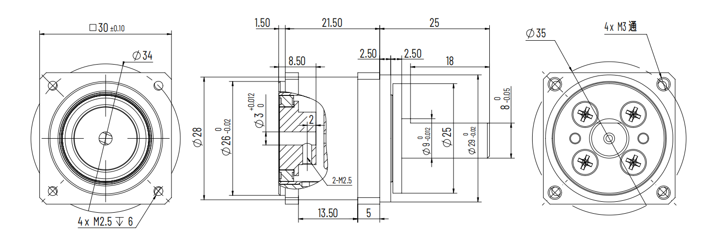 CSF8 Mini Harmonic Reducer