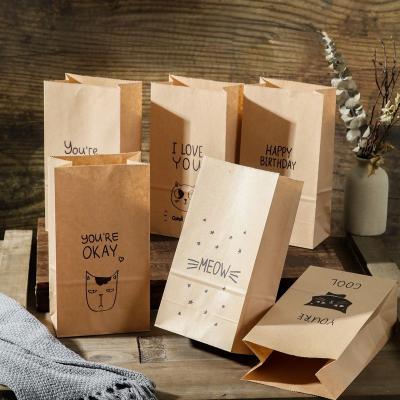 Custom Printed Kraft Gift Bags Eco Friendly Packaging