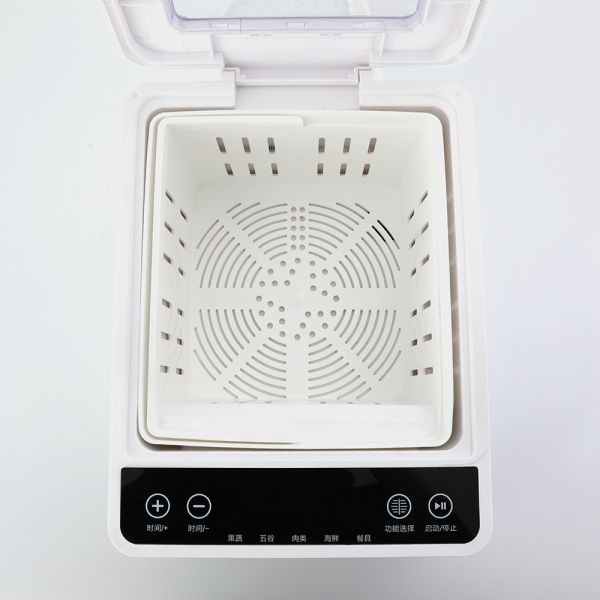 Nuevo diseño Máquina de lavado de frutas y verduras portátil de 7L Máquina de limpieza de frutas y verduras para limpiador de verduras doméstico