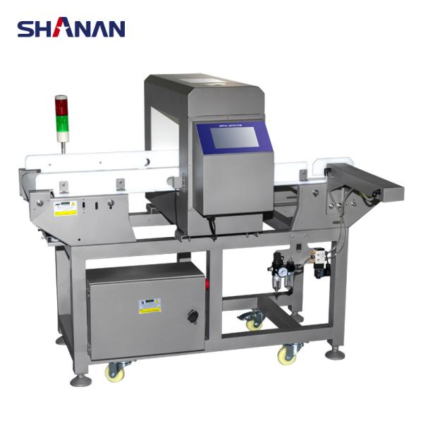 Venda Quente Cinturão de Segurança Alimentar Transportador Detector de Metal Instrumento Detector de Metal Sistema de Máquina Com Rejeição China Suppli