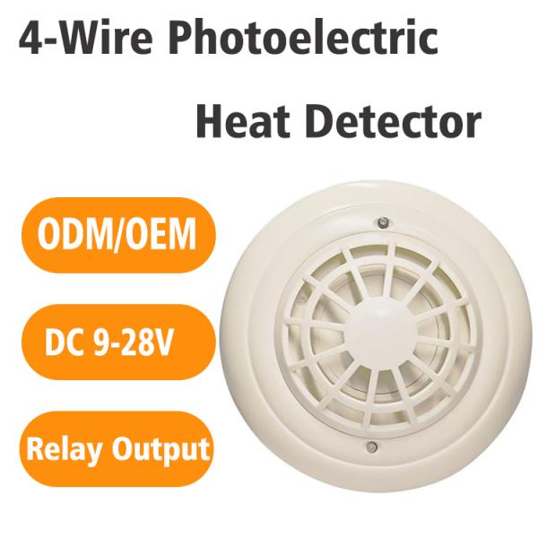 19. Easy to Install 4 Wire Heat Detector  for Power Cabinet and Charging Pile Fire Safety Equipment