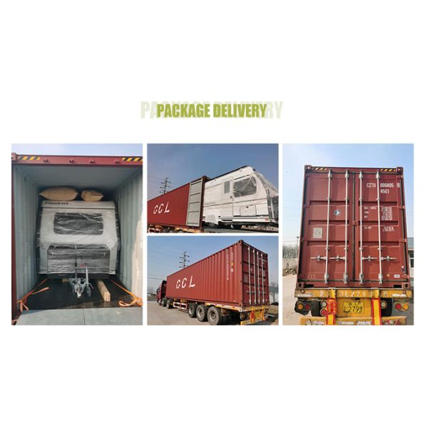 Campista 400AH 120L do curso rv de Sofa Bed Camper Caravan Trailer