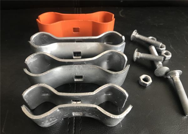2/50mm75mm3inch /90mm3.5inch/100mm4inch temporary post centre distance Hot dipped Galvanized And Powder coated Clamp