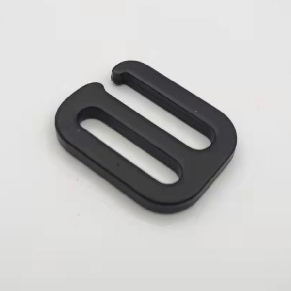 Customized 29.3*23.1mm Plastic Rucksack Clips L Shaped Elastic Strap Adjuster