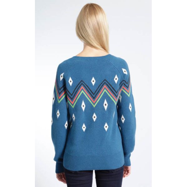 Women ' S Pullover Jacquard Knit Sweater For Hiking / Traveling Complex Material