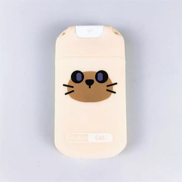 plastic hand sanitizer pocket credit card spray bottle wheat straw perfume bottle